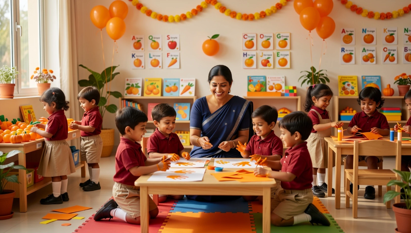 Orange Day Activity for Kindergarten